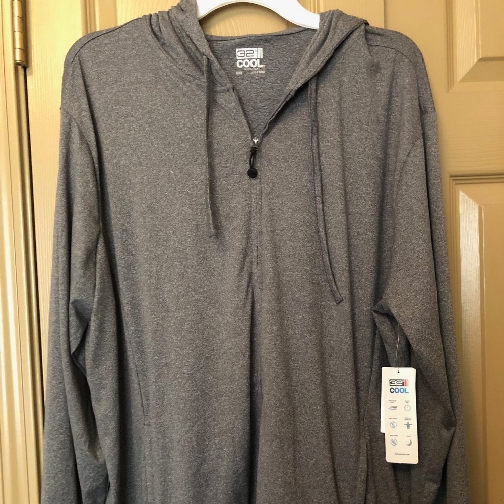 32 Degrees Men's Ultra-soft Sleepwear Zip Hoodie
